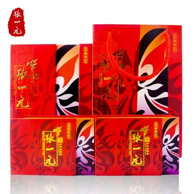 张一元红脸谱茶叶礼盒100g