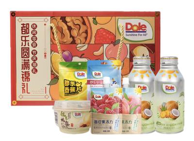 Dole都乐乐享聚礼零食礼盒800ml+1120g